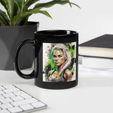 Fight To Be The Best Black Glossy Mug - Beyond T-shirts